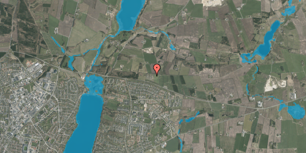 Oversvømmelsesrisiko fra vandløb på Hf. Hedehaverne 55, 8800 Viborg