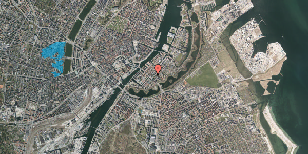 Oversvømmelsesrisiko fra vandløb på Dronningensgade 66, 1420 København K