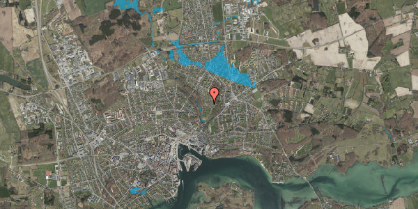 Oversvømmelsesrisiko fra vandløb på Hesteskoen 4, 5700 Svendborg