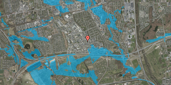 Oversvømmelsesrisiko fra vandløb på Nyager 3A, 2605 Brøndby