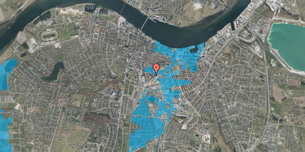 Oversvømmelsesrisiko fra vandløb på Godsbanen 14, 2. 12, 9000 Aalborg