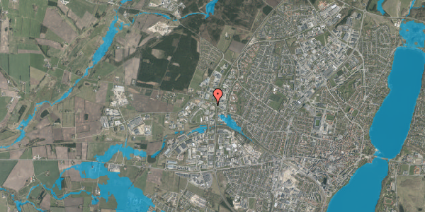 Oversvømmelsesrisiko fra vandløb på Ålandsvej 1A, 8800 Viborg