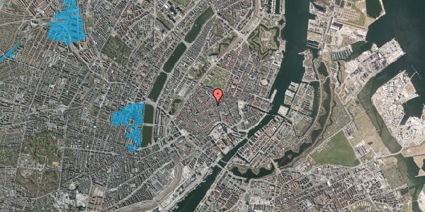 Oversvømmelsesrisiko fra vandløb på Løvstræde 1, kl. , 1152 København K