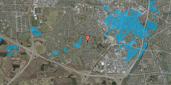 Oversvømmelsesrisiko fra vandløb på Vængedalen 702, 2600 Glostrup