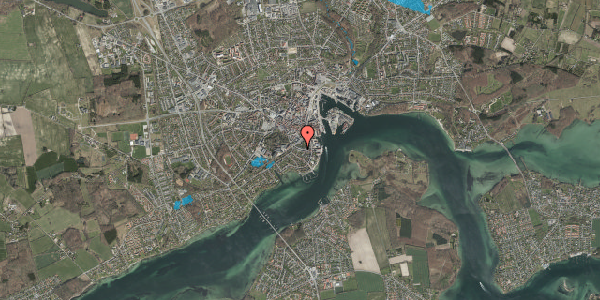 Oversvømmelsesrisiko fra vandløb på Valdemarsgade 31, 5700 Svendborg