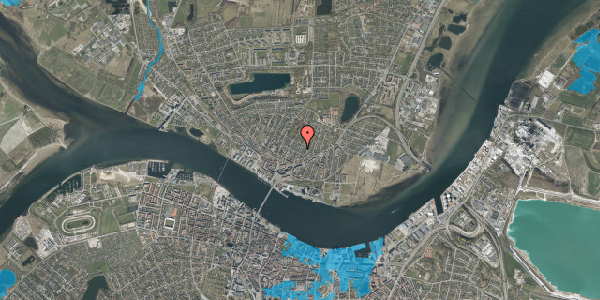 Oversvømmelsesrisiko fra vandløb på Galstersgade 6, 9400 Nørresundby