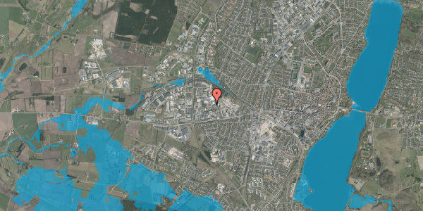 Oversvømmelsesrisiko fra vandløb på Læsøvej 8, 8800 Viborg