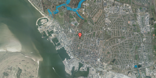 Oversvømmelsesrisiko fra vandløb på Sjællandsgade 44, 6700 Esbjerg