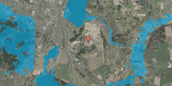 Oversvømmelsesrisiko fra vandløb på Skovhøjen 8, 8800 Viborg