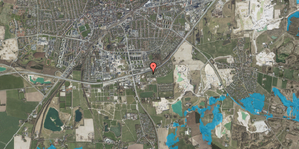 Oversvømmelsesrisiko fra vandløb på Hf. Maglehøj 42, 4000 Roskilde