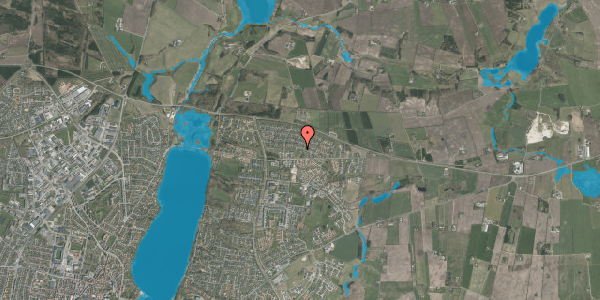 Oversvømmelsesrisiko fra vandløb på Hedebakken 76, 8800 Viborg