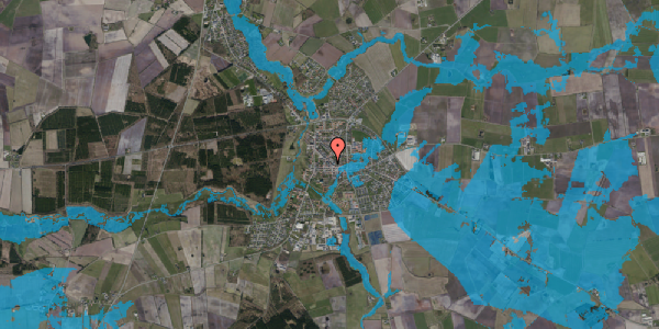 Oversvømmelsesrisiko fra vandløb på Markedsgade 32, st. , 6240 Løgumkloster