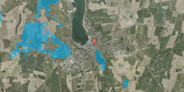Oversvømmelsesrisiko fra vandløb på Østergade 10, 7620 Lemvig