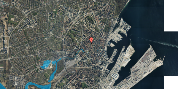Oversvømmelsesrisiko fra vandløb på Nørre Allé 57D, st. , 8000 Aarhus C