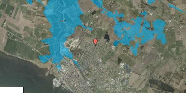 Oversvømmelsesrisiko fra vandløb på Stenaldervej 40, 6950 Ringkøbing