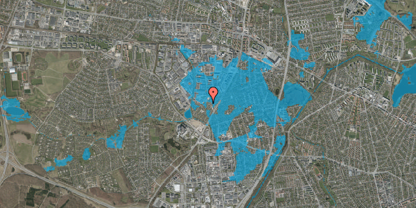 Oversvømmelsesrisiko fra vandløb på Hf. Islegaard 170, 2730 Herlev