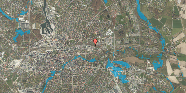 Oversvømmelsesrisiko fra vandløb på Østerbro 44, 5000 Odense C