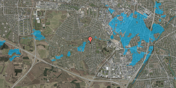 Oversvømmelsesrisiko fra vandløb på Vængedalen 915, 2600 Glostrup