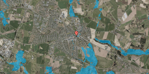 Oversvømmelsesrisiko fra vandløb på Damgårdsvej 9A, 1. 4, 3660 Stenløse