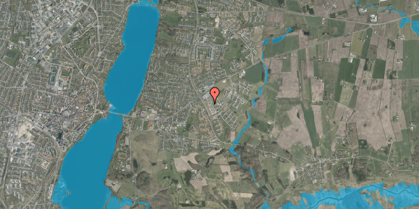 Oversvømmelsesrisiko fra vandløb på Asmild Mark 154, 8800 Viborg