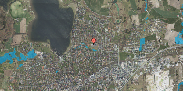 Oversvømmelsesrisiko fra vandløb på H H Kochs Vej 4, 1. 162, 4000 Roskilde