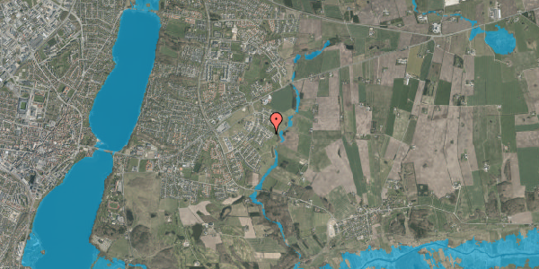 Oversvømmelsesrisiko fra vandløb på Asmild Eng 53, 8800 Viborg