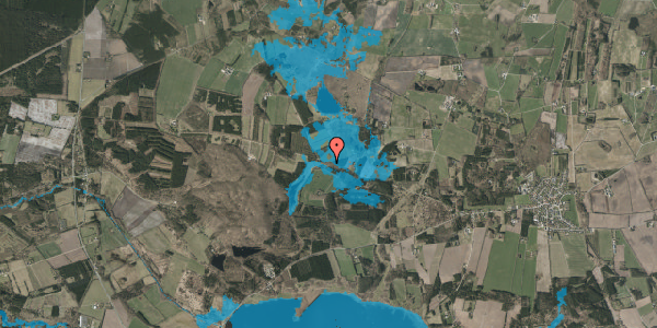 Oversvømmelsesrisiko fra vandløb på Stenholtvej 17, 7442 Engesvang