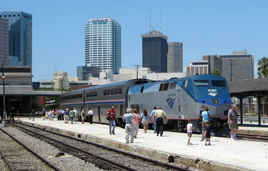 Amtrak trein