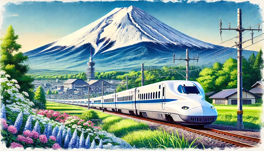 Mount Fuji - Shinkansen