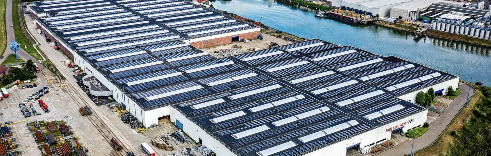 Solar power from 9,100 panels in Zwijndrecht