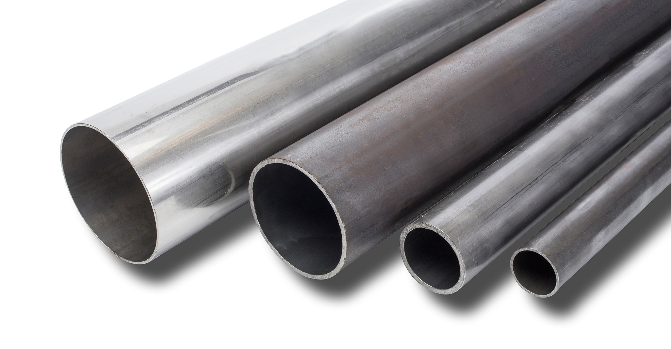 Une sélection de tubes ronds en acier