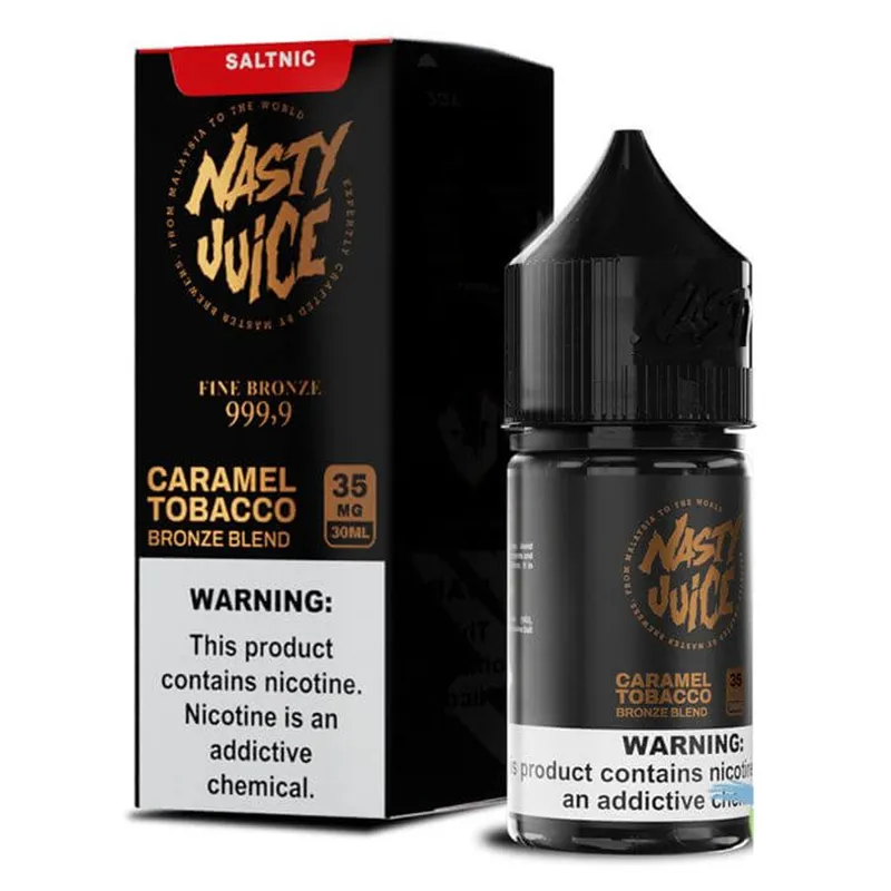 Caramel Tobacco Nasty Salt 30ml - Vape Lab