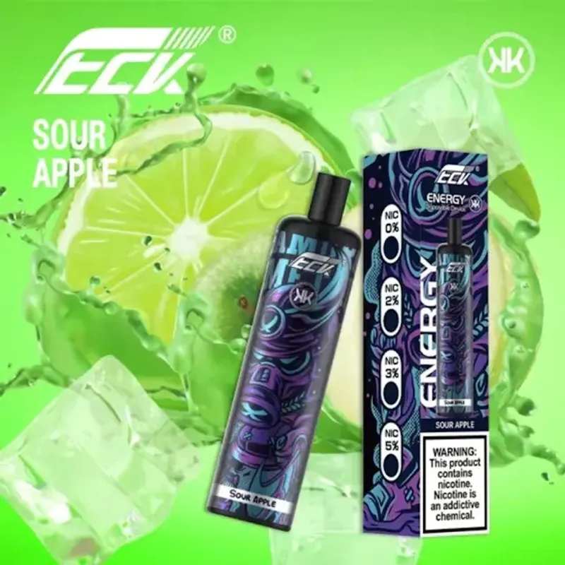 KK Energy Sour Apple 5000 Puffs - Vape Lab