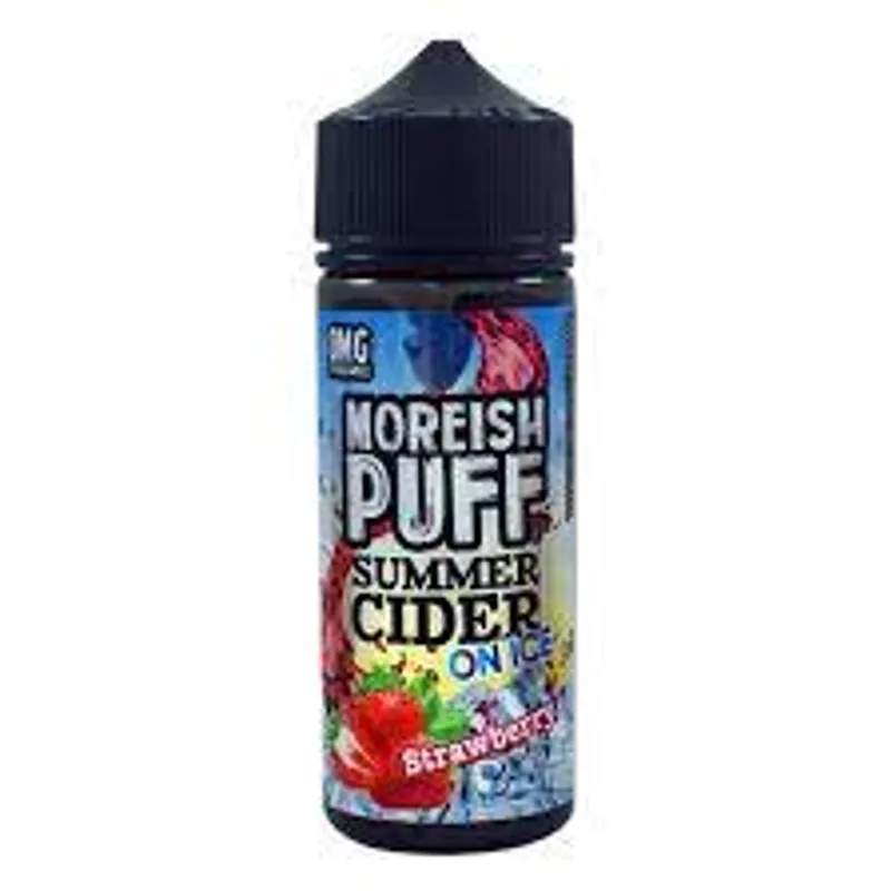 Moreish Puff Summer Cider on Ice 100ml - Strawberry - Vape Lab