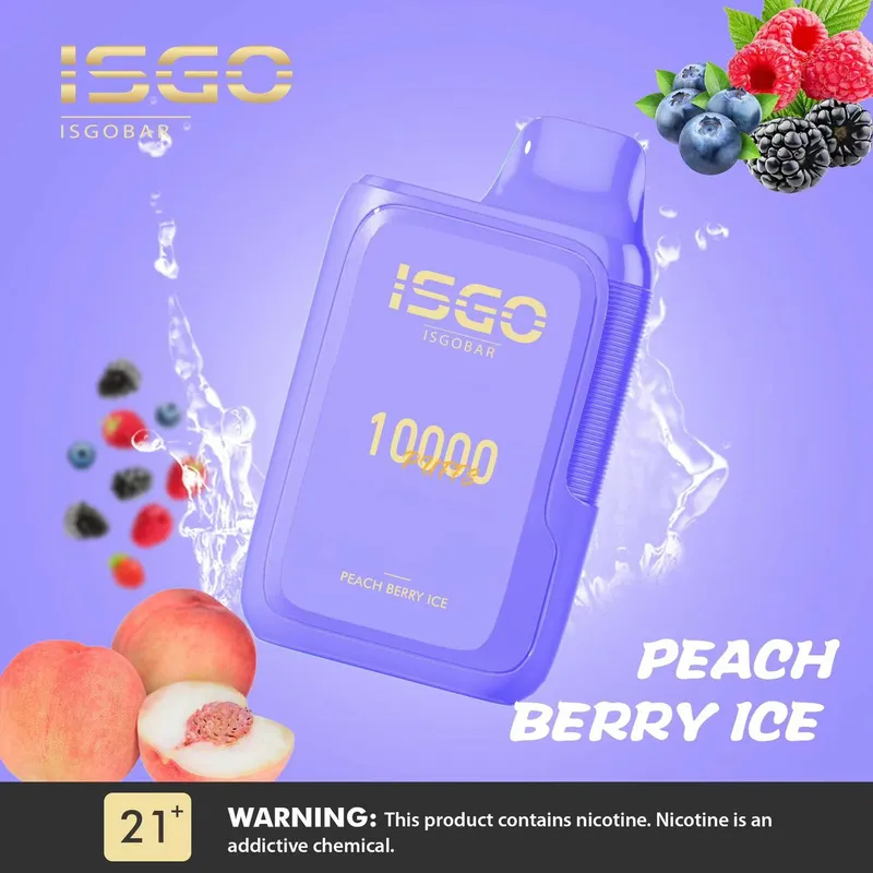 Peach Berry Ice By ISGO Bar