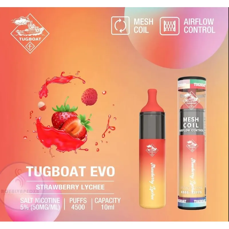 Strawberry Lychee TugBoat Evo - Vape Lab