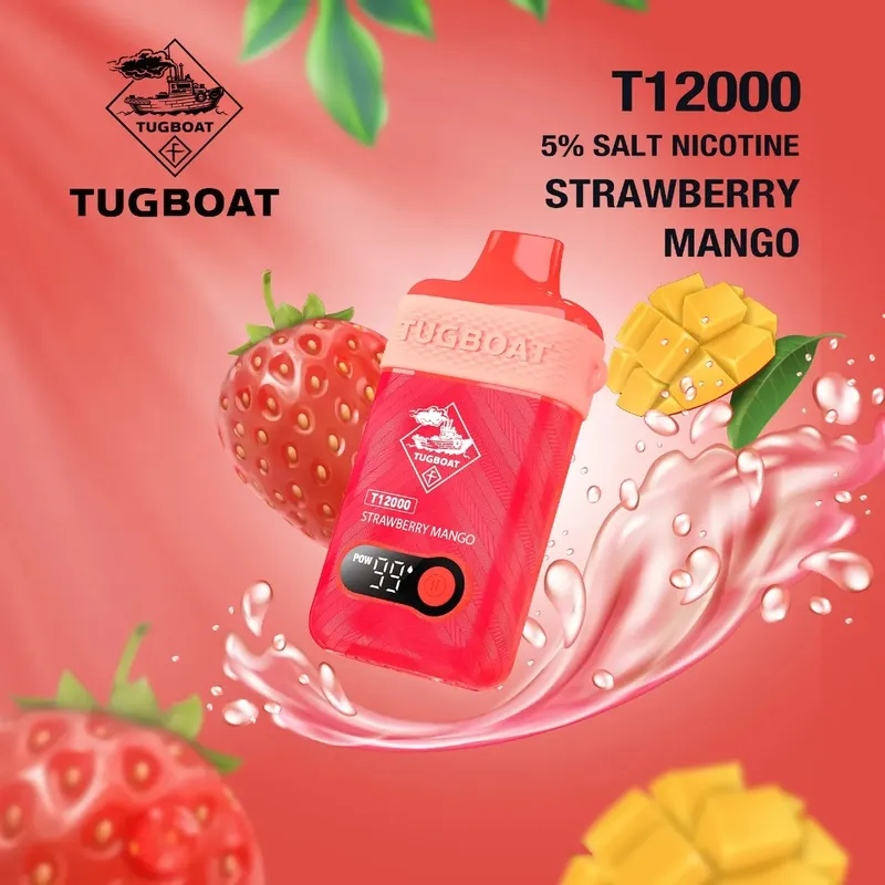 Strawberry Mango Tugboat T12000 - Vape Lab