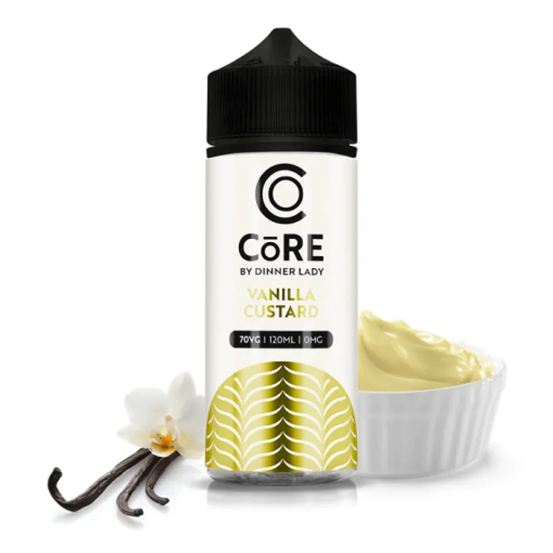 Vanilla Custard -Core By Dinner Lady 120ml 6mg