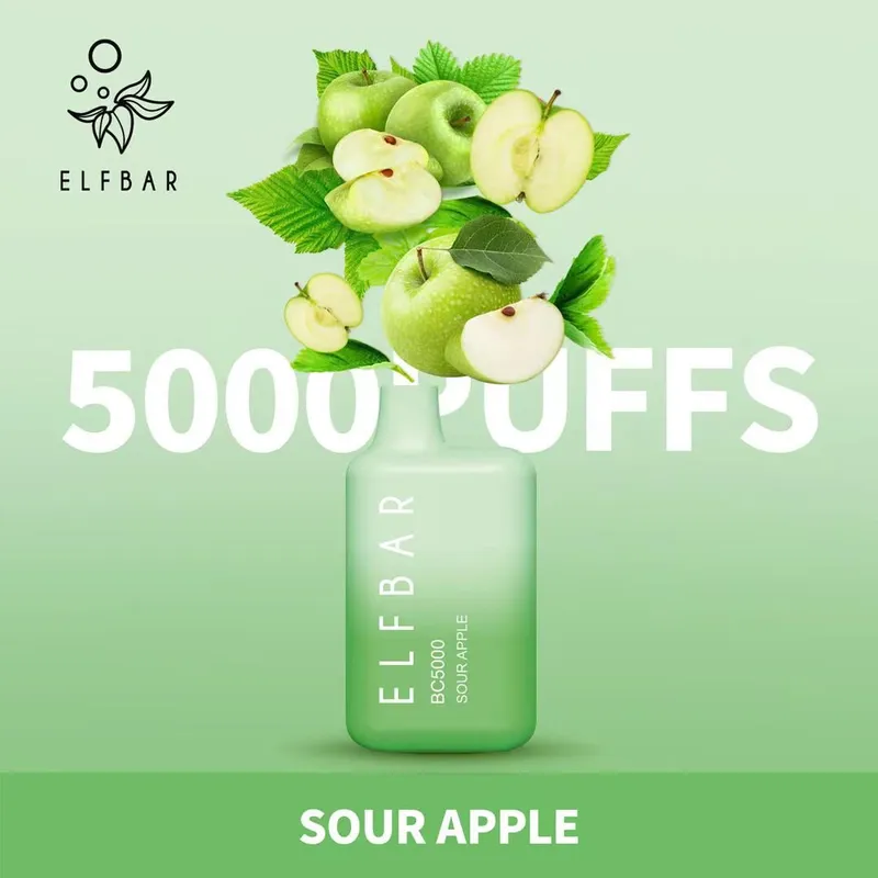 Sour Apple-Elfbar BC5000