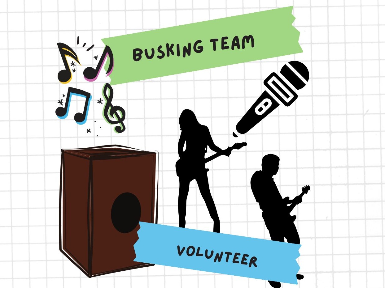 請即報名參加Busking義工組，成為義工 Volunteer for  now