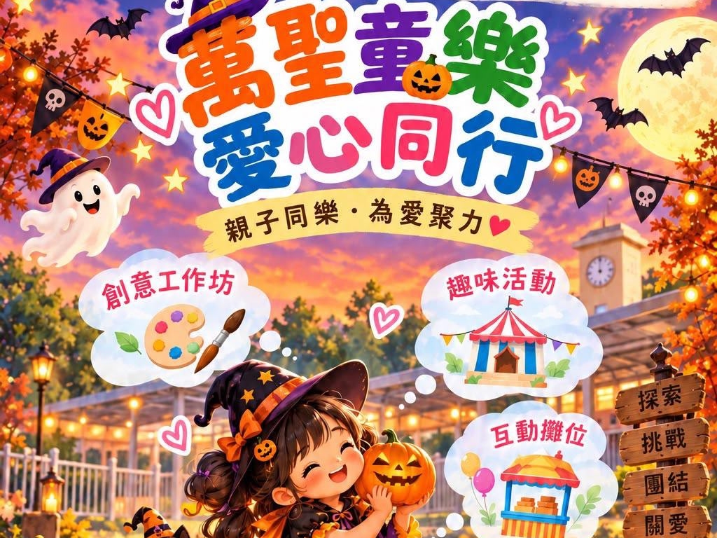 請即報名參加萬聖同樂愛心同行 親子義工,成為義工 Volunteer for now