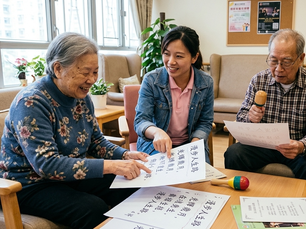 請即報名參加耆「樂」~~ 樂伴金曲唱人生 ─ 香港聖公會安老院舍外展專業服務隊(九龍東),成為義工 Volunteer for now