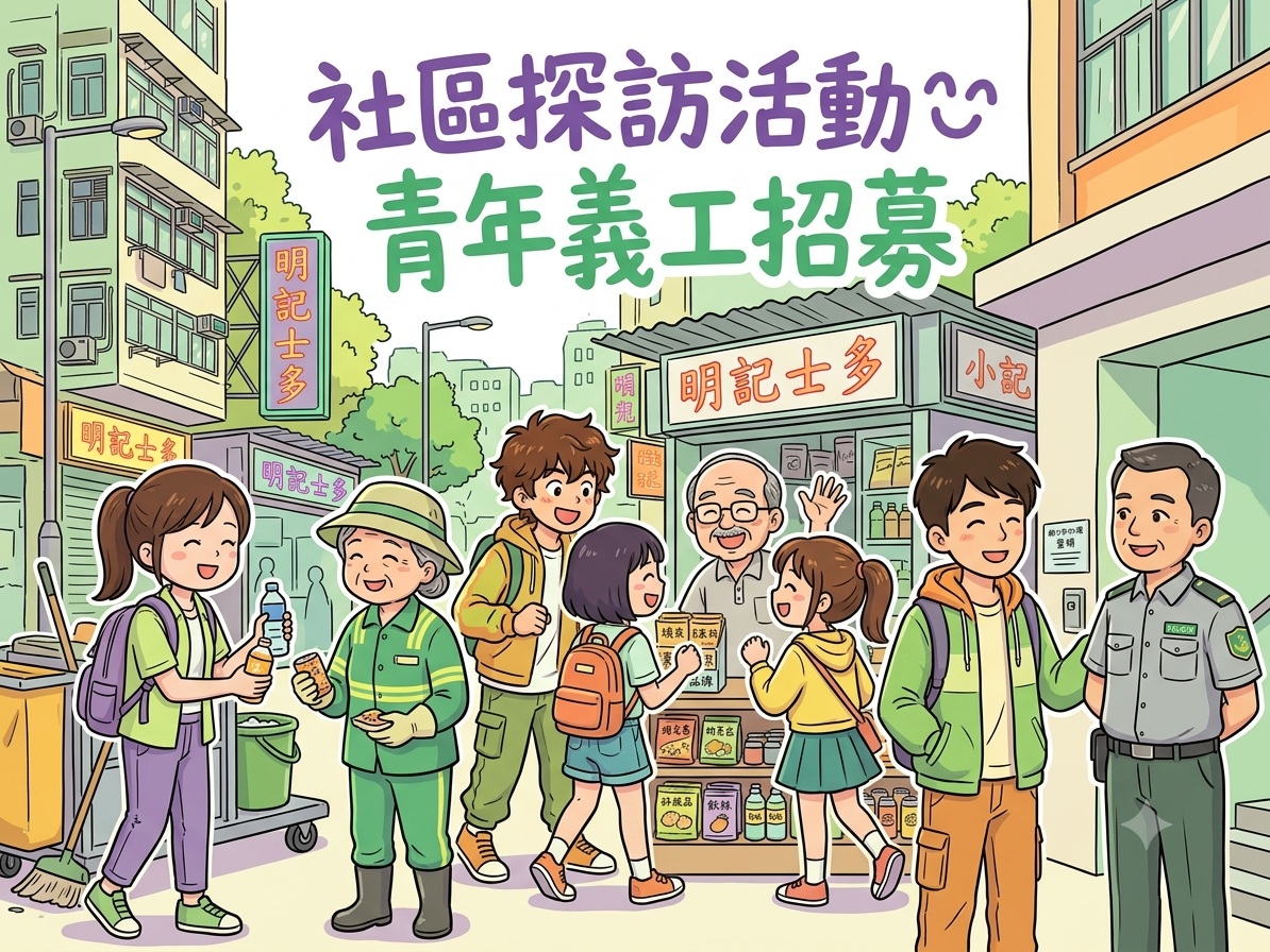 請即報名參加社區探訪活動🫶🏻🫶🏻青年義工招募,成為義工 Volunteer for now