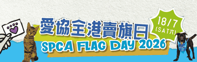 請即報名參加，成為義工 Volunteer for SPCA Flag Day 2026 Volunteer (Jul 18) now