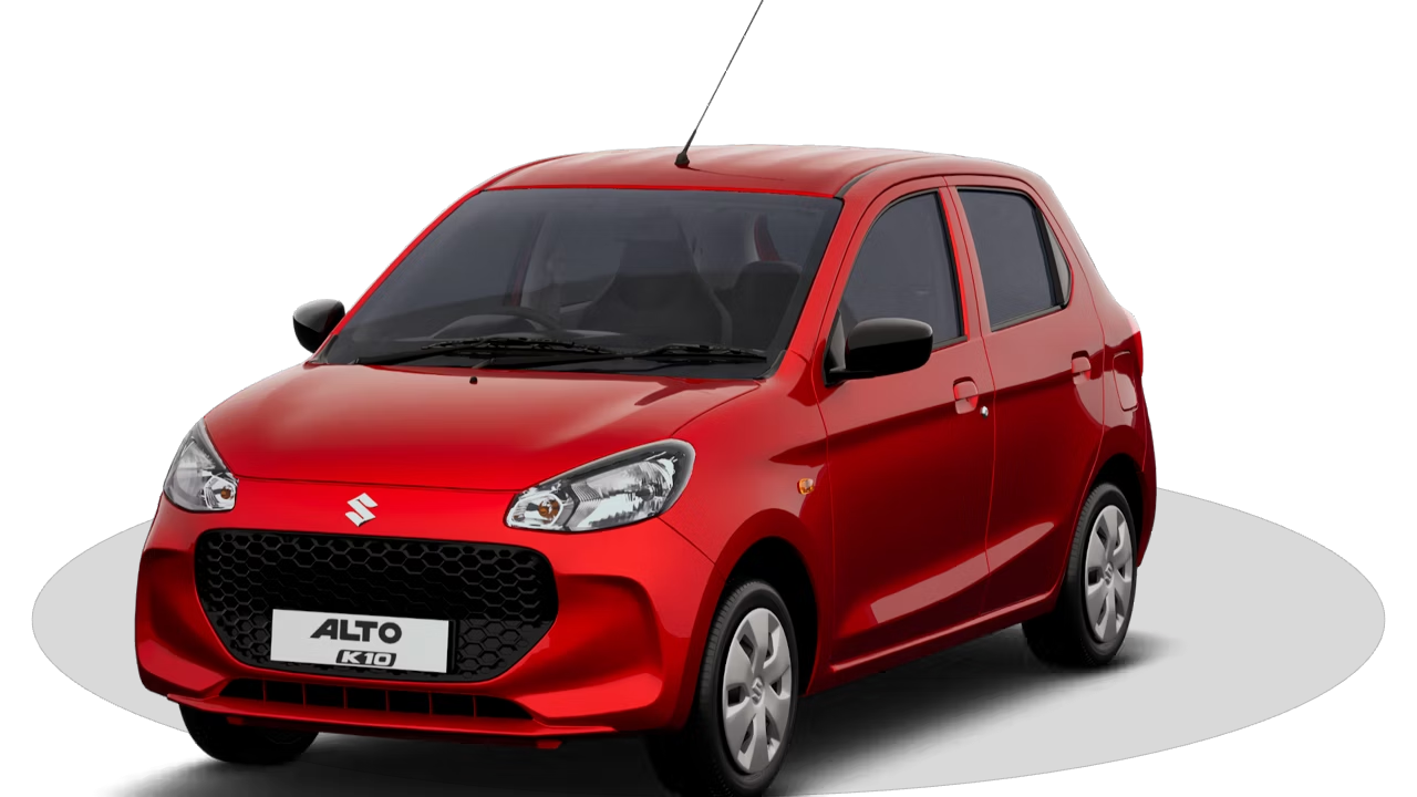Maruti Suzuki Alto K10 2026 front three-quarter view