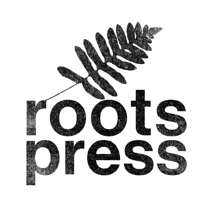 Custom roots press logo