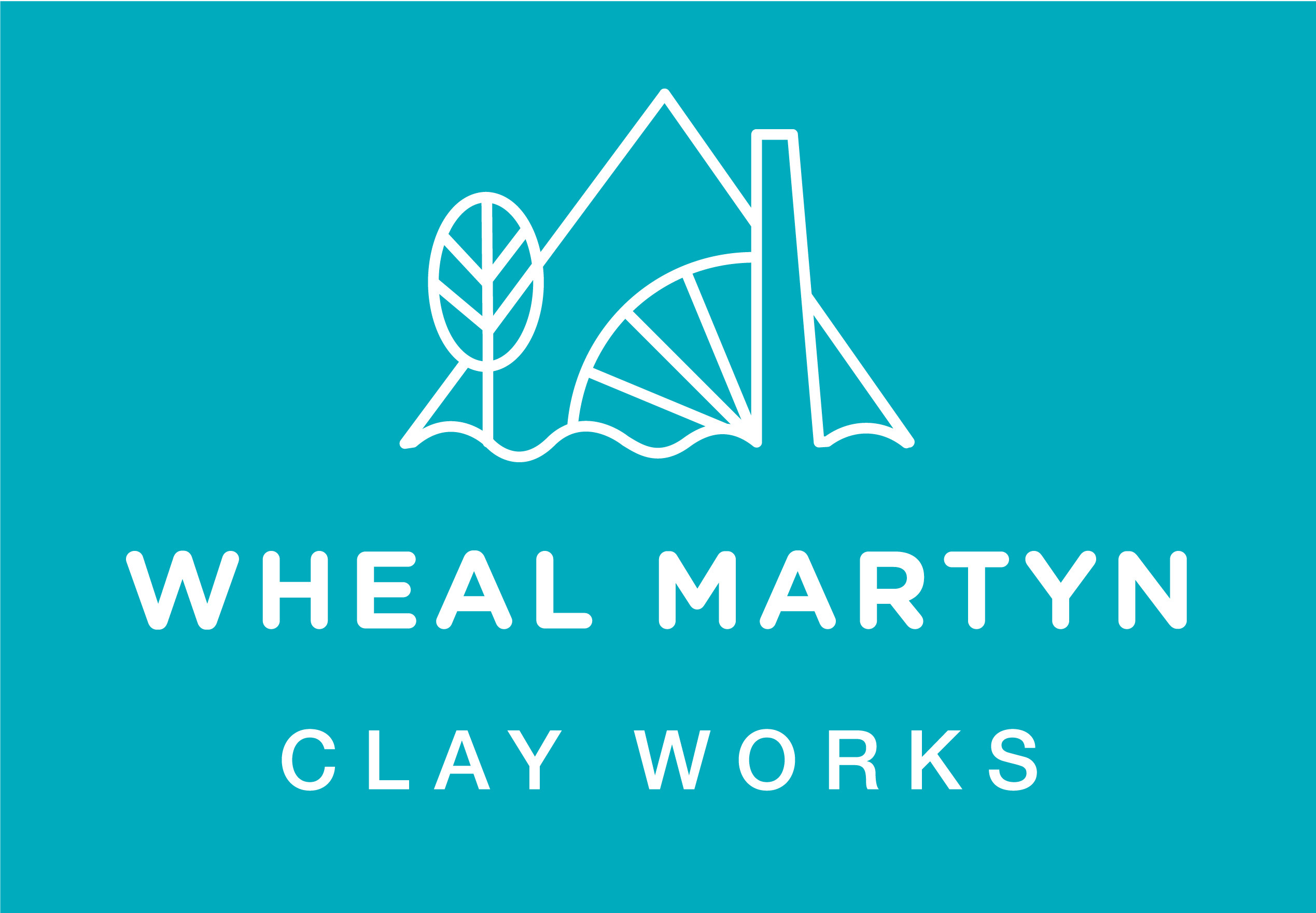 Wheal martyn logo WHITE ON BLUE