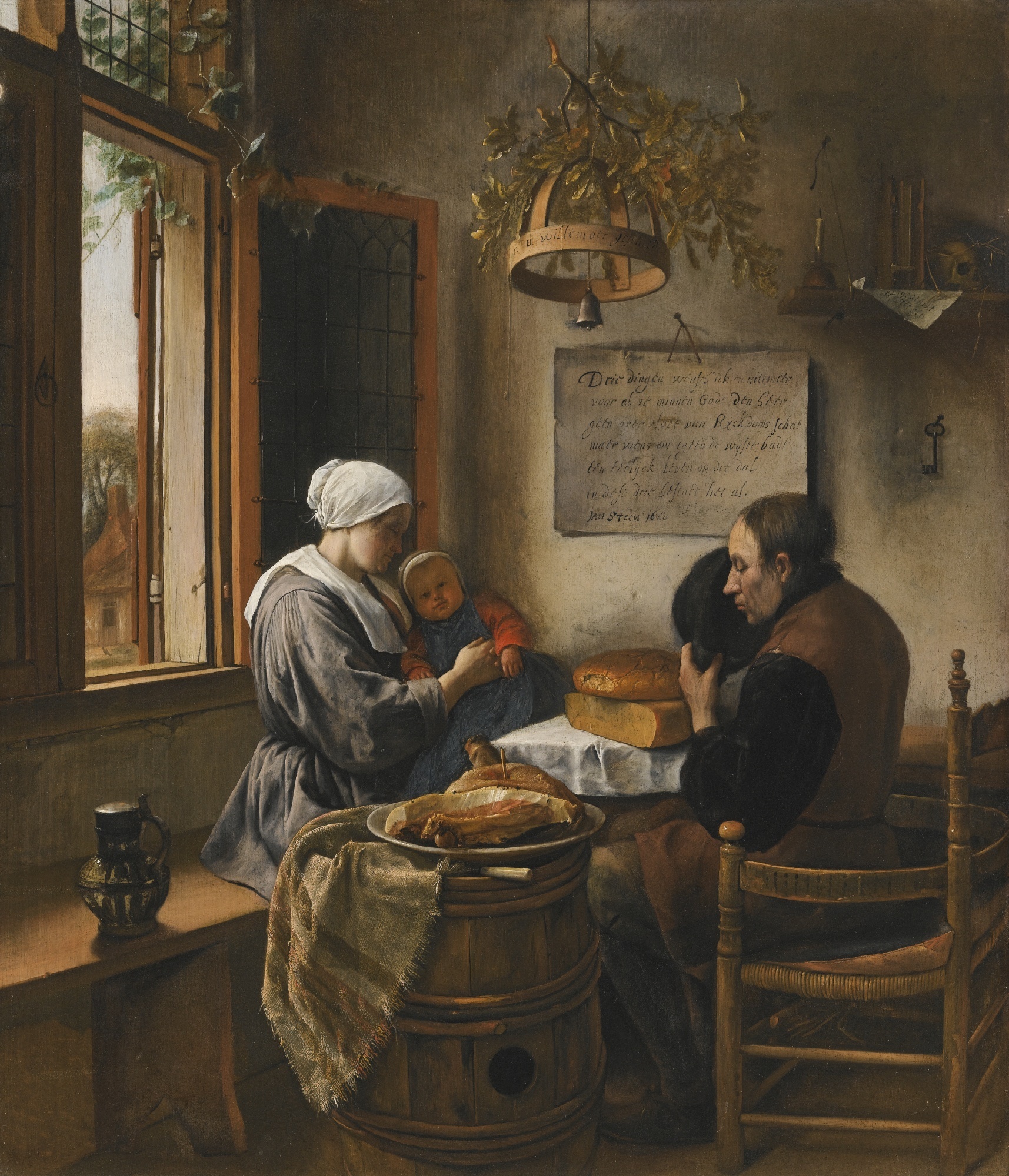 Jan Steen The Prayer Before the Meal 1660