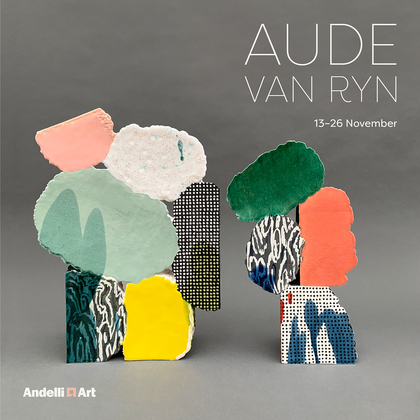 Aude van ryn exhibition andelli art