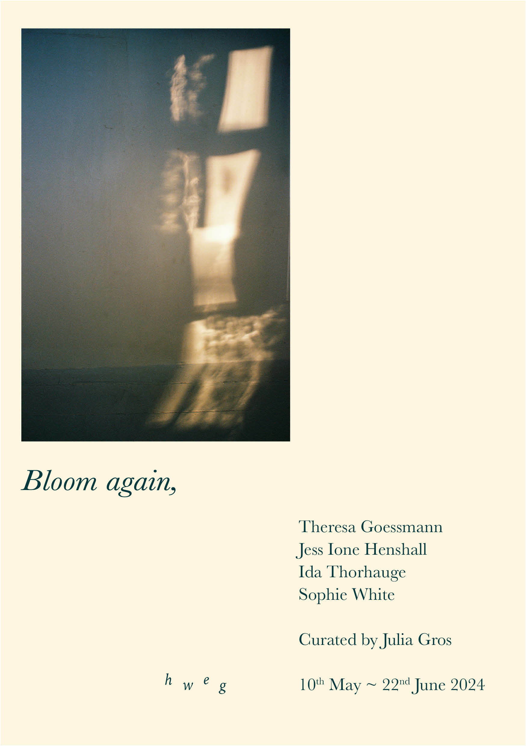 Bloom again poster